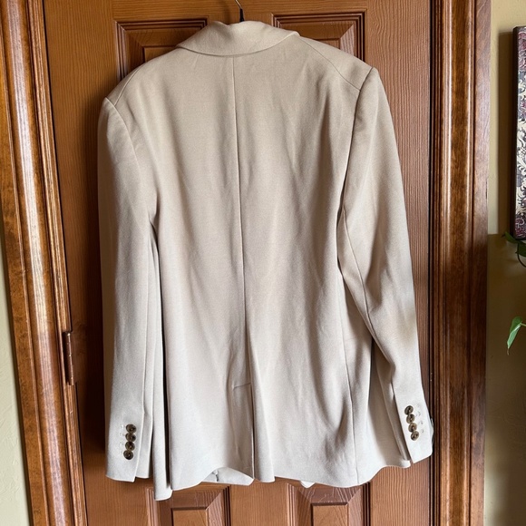 Women's Double Breasted Knit Stretch Blazer from Express, NWT  size Large - Picture 3 of 13